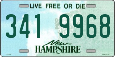 NH license plate 3419968
