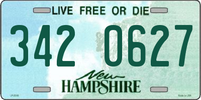 NH license plate 3420627