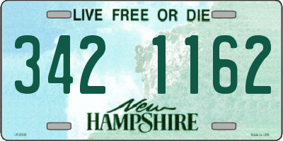 NH license plate 3421162