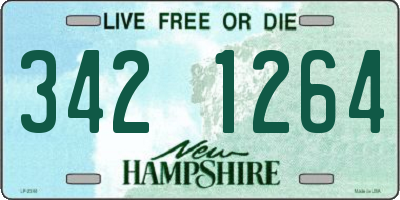 NH license plate 3421264