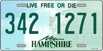 NH license plate 3421271