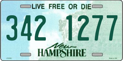 NH license plate 3421277