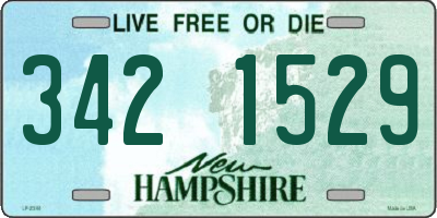 NH license plate 3421529