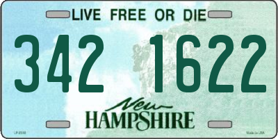 NH license plate 3421622