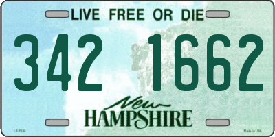 NH license plate 3421662