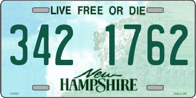 NH license plate 3421762