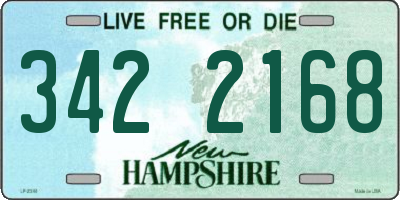 NH license plate 3422168