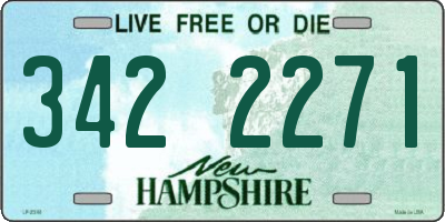 NH license plate 3422271