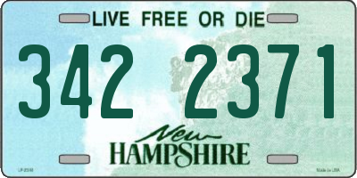 NH license plate 3422371