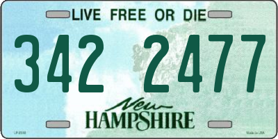 NH license plate 3422477