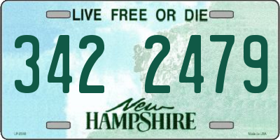 NH license plate 3422479