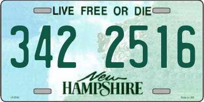 NH license plate 3422516
