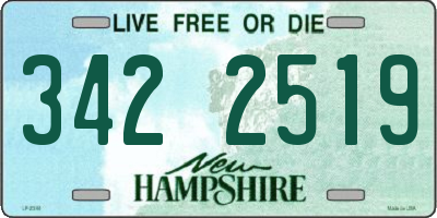 NH license plate 3422519