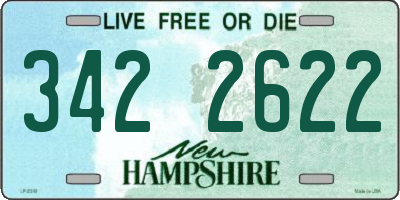 NH license plate 3422622