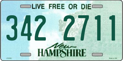 NH license plate 3422711