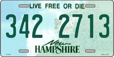 NH license plate 3422713