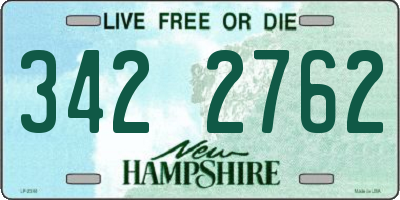 NH license plate 3422762