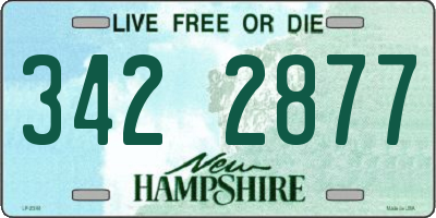 NH license plate 3422877
