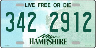 NH license plate 3422912
