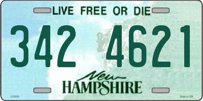 NH license plate 3424621