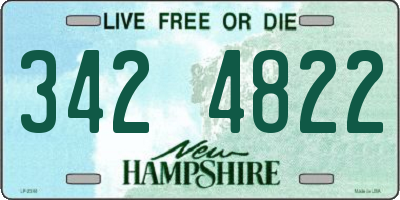 NH license plate 3424822