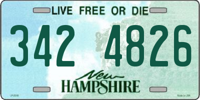NH license plate 3424826