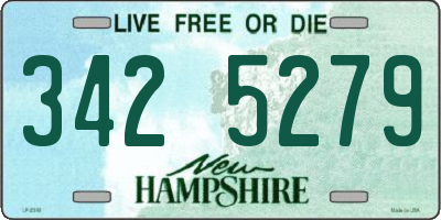 NH license plate 3425279