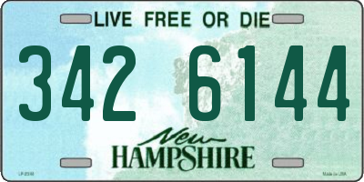 NH license plate 3426144