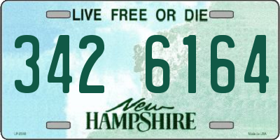 NH license plate 3426164