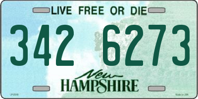 NH license plate 3426273