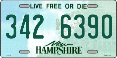 NH license plate 3426390