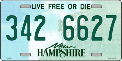 NH license plate 3426627