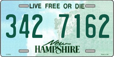 NH license plate 3427162