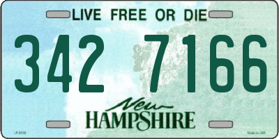NH license plate 3427166