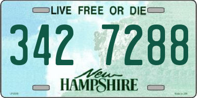 NH license plate 3427288
