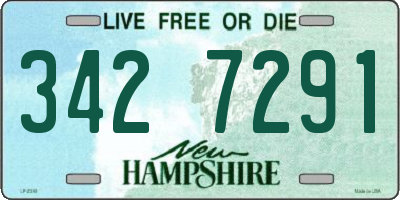 NH license plate 3427291