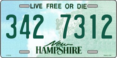 NH license plate 3427312