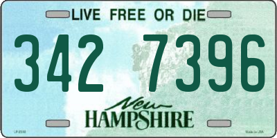 NH license plate 3427396