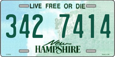 NH license plate 3427414