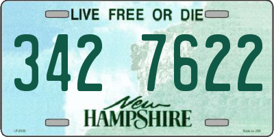 NH license plate 3427622