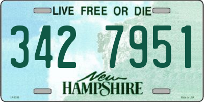 NH license plate 3427951