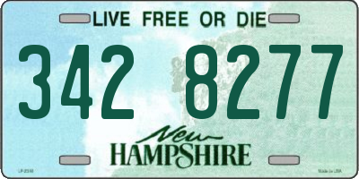 NH license plate 3428277