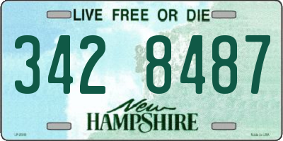 NH license plate 3428487
