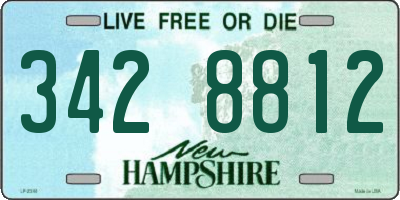 NH license plate 3428812