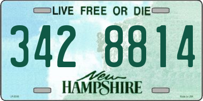 NH license plate 3428814