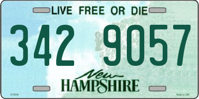 NH license plate 3429057