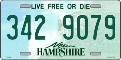 NH license plate 3429079