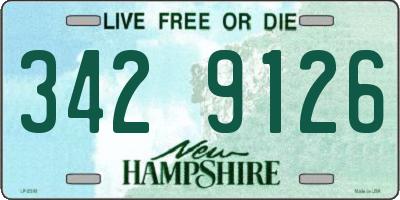 NH license plate 3429126
