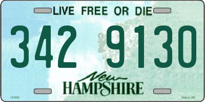 NH license plate 3429130