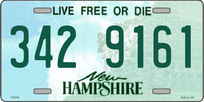 NH license plate 3429161